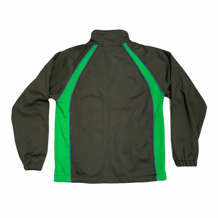 New Charcoal, Blue and Green Softshell Fleece Jacket Mechanic