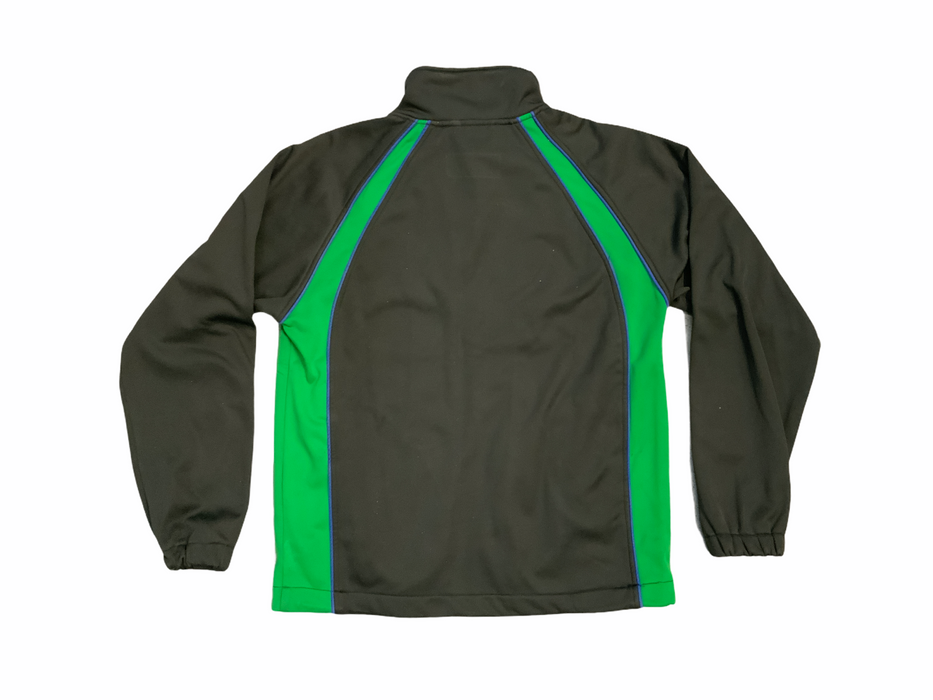 New Charcoal, Blue and Green Softshell Fleece Jacket Mechanic