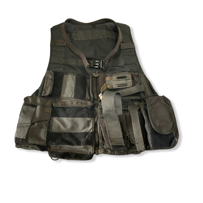 ARV MK2 Black Tactical Load System Tac Vest Security Dog Handler OBTV19