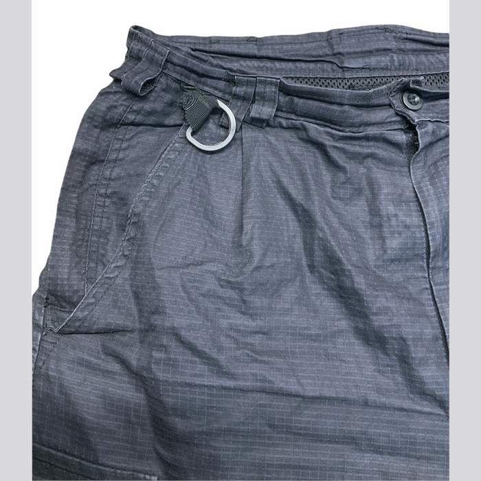 KIT DESIGN Men's Black Tactical Cargo Combo Shorts & Trousers Grade B