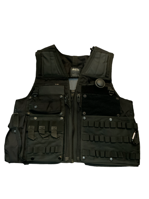 Arktis Black Tac Vest SAS Combat Security Paint-balling 42”-46” Chest OBTV53