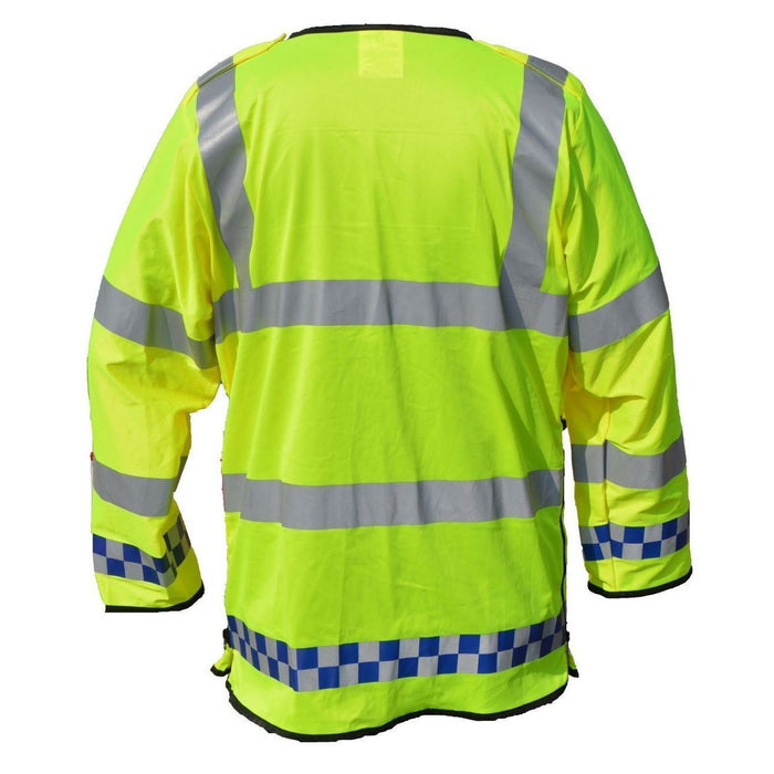 Hi Viz Lightweight Reflective Overcoat with Reflective Tape - New