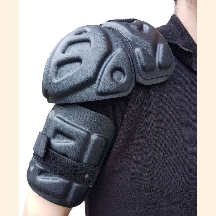 Riot Gear Shoulder And Upper Arm Protector Pair For Paintball & Airsoft RGS02A
