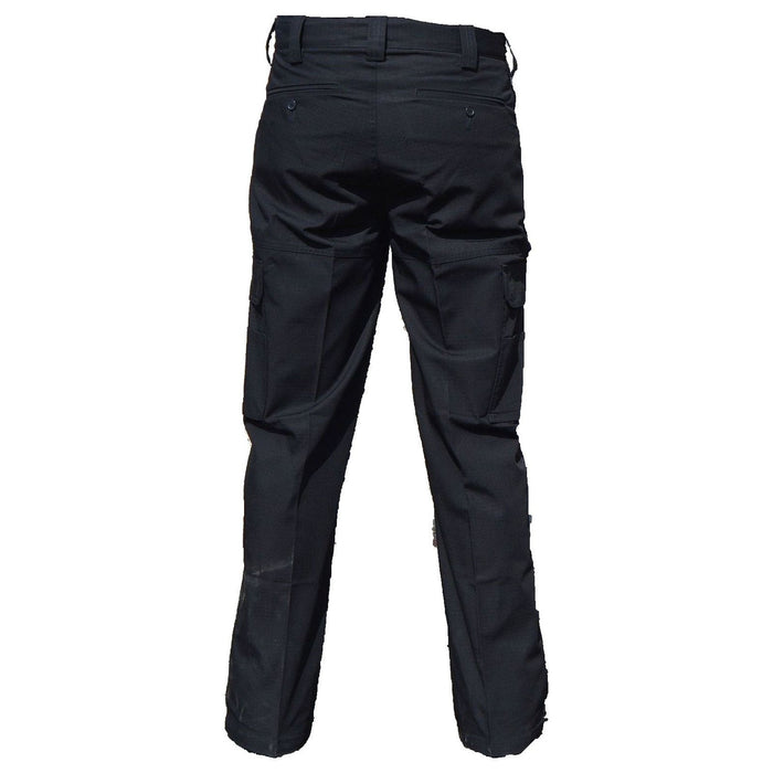Ripstop Tactical Cargo Trouser Black Male Patrol Security R3UB