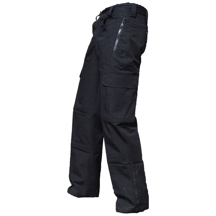 Cargo Ripstop Male Black Trousers Tactical Patrol Security R3UA