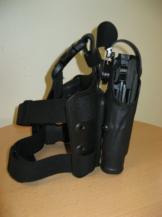 Ex Police Safariland SLS Tactical Gun Glock Leg Holster Airsoft 6004 6305-832