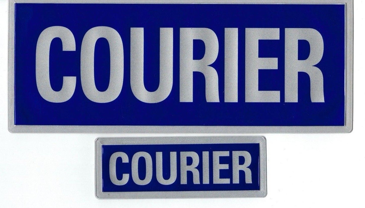 Encapsulated Reflective Courier Type 2 Badge Set