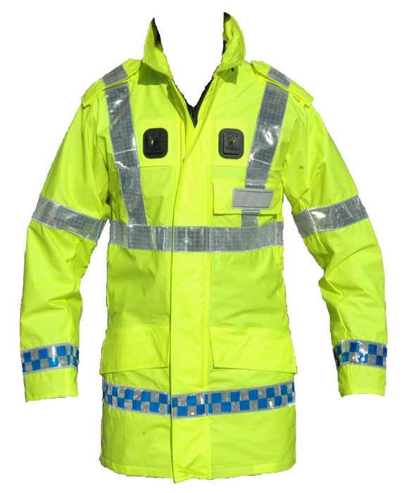Hi Viz Breathable Waterproof Ventflex Coat Klickfast Security HVVF01A