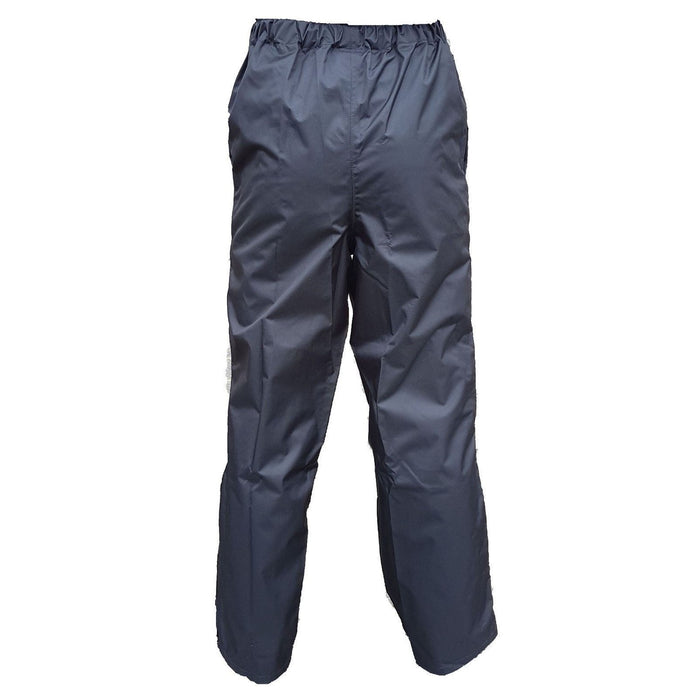 Goretex Polyester Waterproof Overtrousers Unisex Black Walking Hiking WP04A