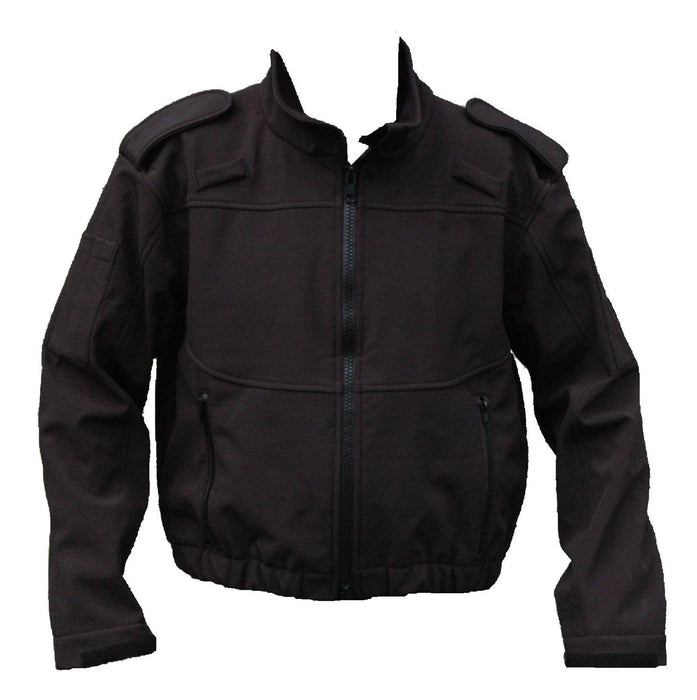 Ex Police Tactical Black Full Zip Uniform Softshell Jacket Security Grade B