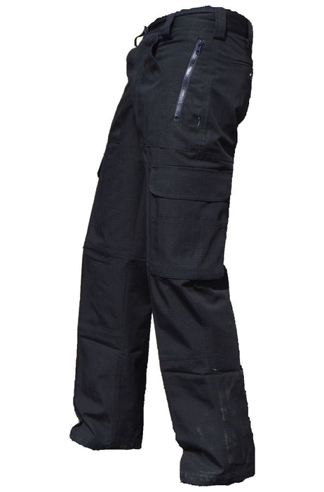 Cargo Trousers Ripstop Female Black Tactical Patrol Security R1N