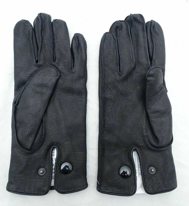 Leather Gloves Black Southcombe Brothers Anti Slash With Kevlar Security GLV11A