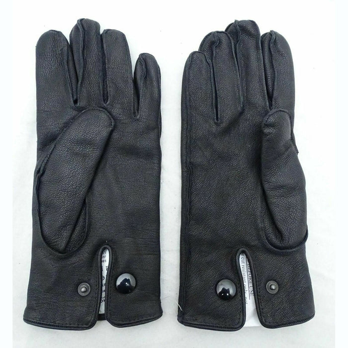 Leather Gloves Black Southcombe Brothers Anti Slash With Kevlar Security GLV11A