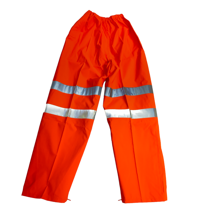 Orbit International Hi Vis Orange Waterproof Overtrouser Railways WPORG03N