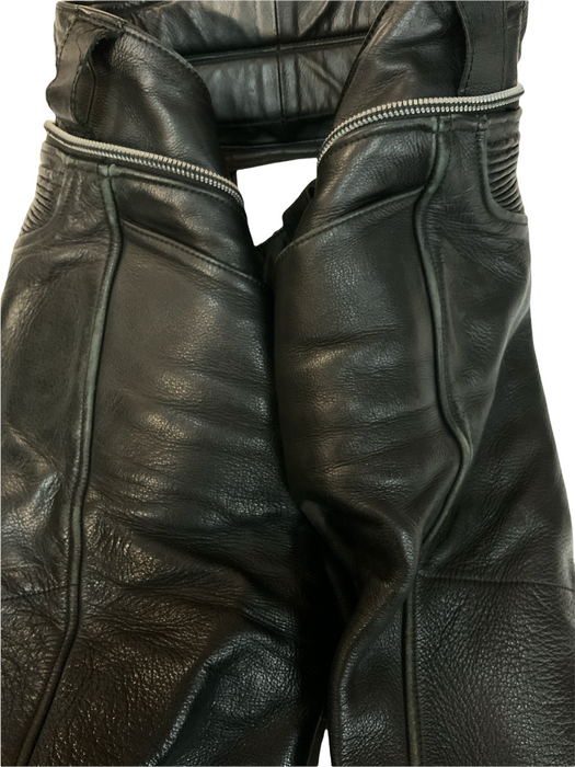 BKS Leather Trouser Black From Two Piece Waist 42" BKSTRS07B Grade B