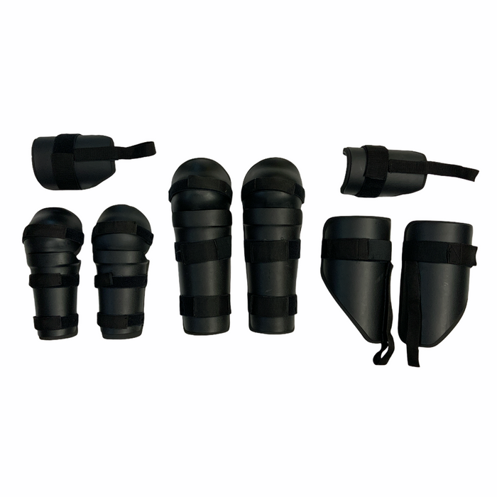 Protective Riot Gear Set Forearm, Upper Arm, Thigh and Shin Guards Airsoft S01.2