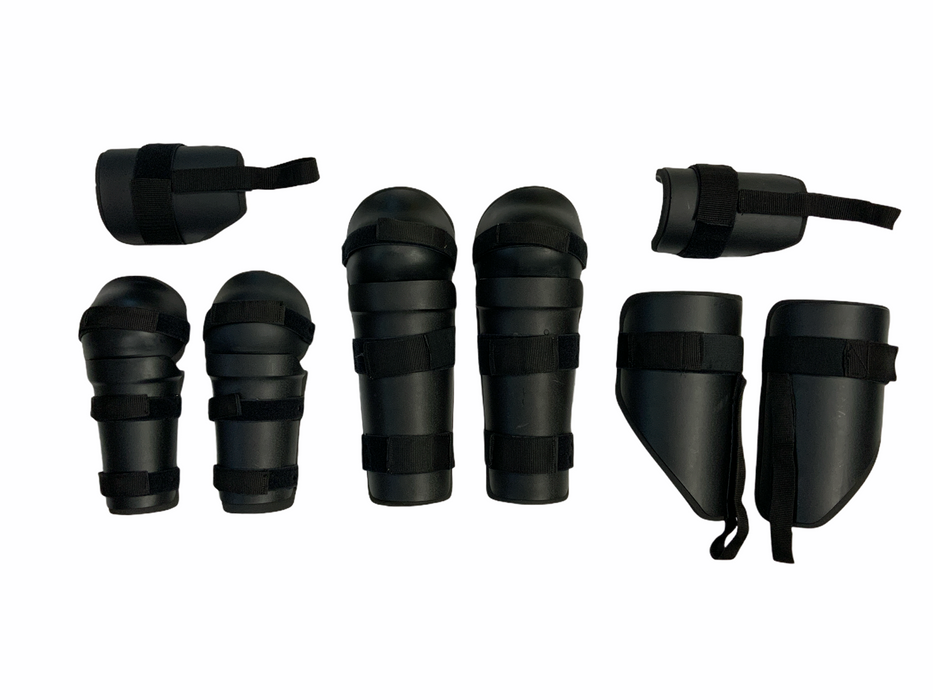 Protective Riot Gear Set - Forearm, Upper Arm, Thigh and Shin Guards