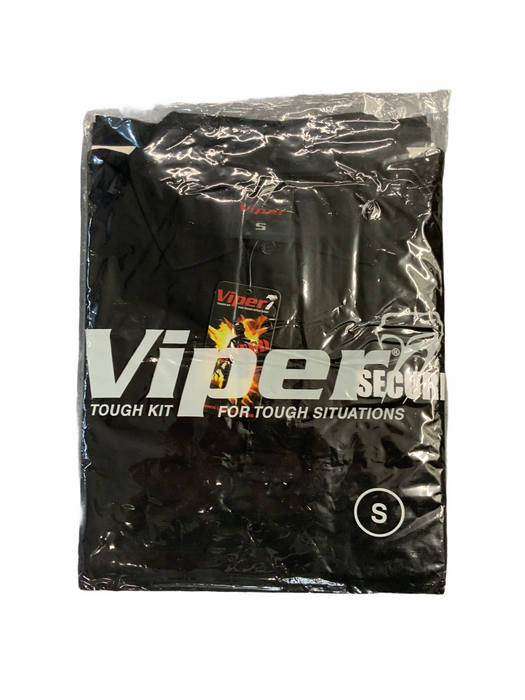 New Viper Male Black Security Printed Polo Shirt