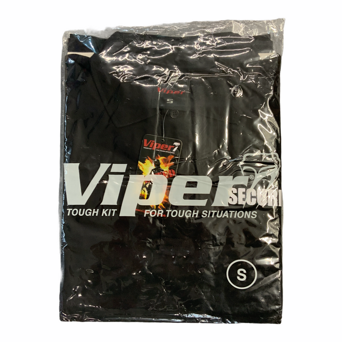 New Viper Male Black Security Printed Polo Shirt
