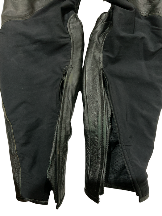 BKS Leather Trouser Black From Two Piece Waist 38" BKSTRS05B Grade B