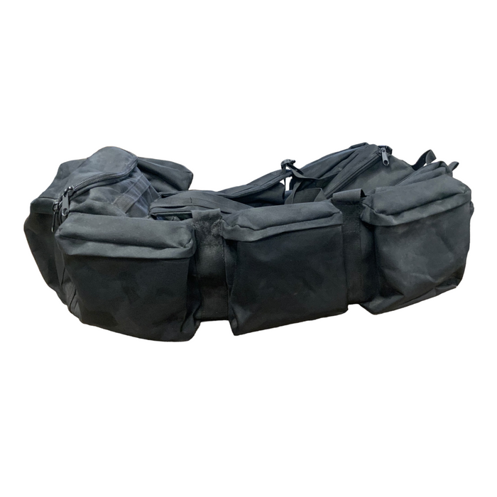 Black Tactical Durable Nylon Short Handled Kit Bag Large Rucksack KB03A