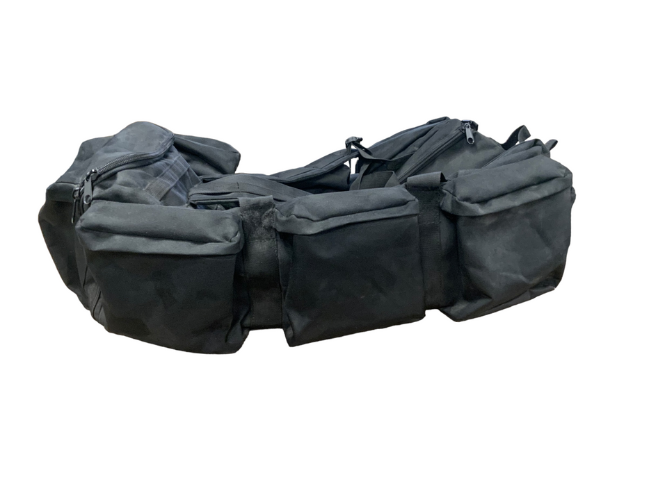 Black Tactical Durable Nylon Short Handled Kit Bag Large Rucksack KB03A