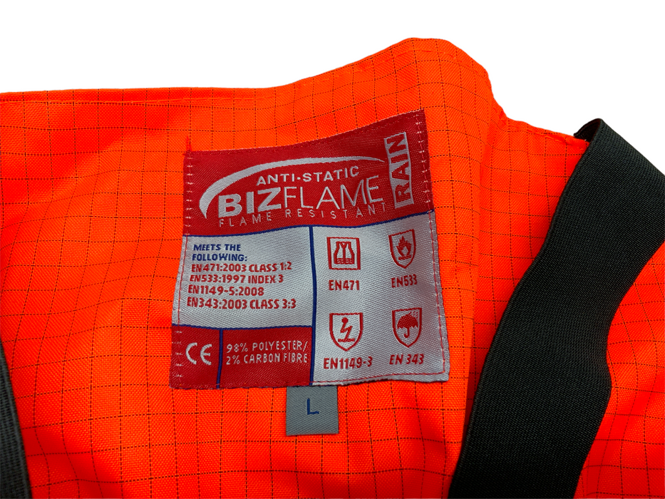 Trouser HiVis Antistatic FR Waterproof Orange PWHVT02N