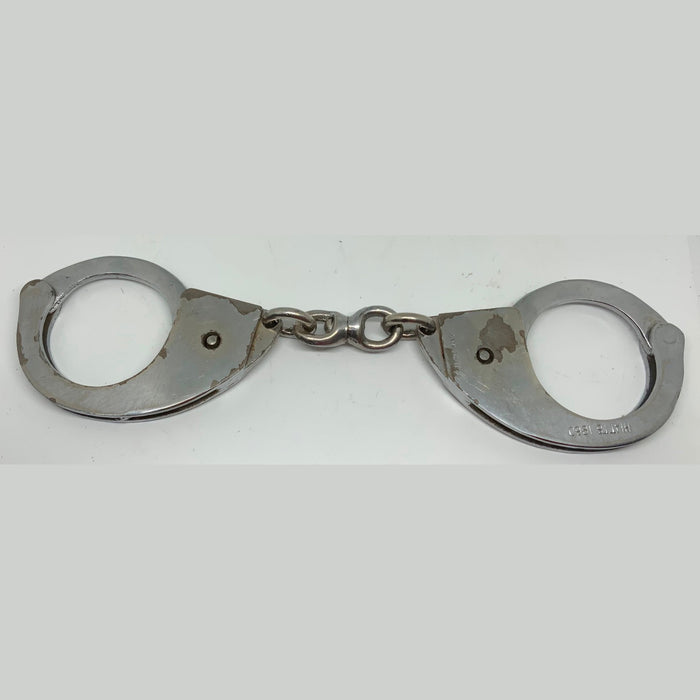Hiatts 1960 Chain Link Vintage Handcuffs Without Key Grade C