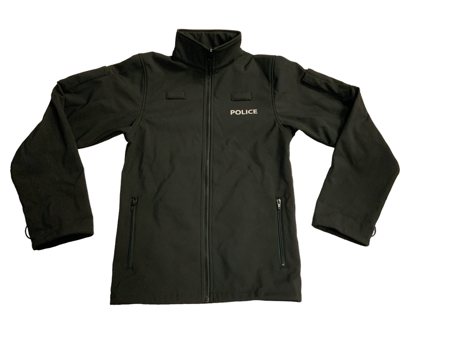 Police in Waterproof Jacket and Softshell Liner Black WPPC01AN