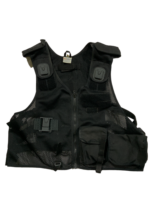Black Tactical Load System Tac Vest Security Dog Handler Grade B OBTV46