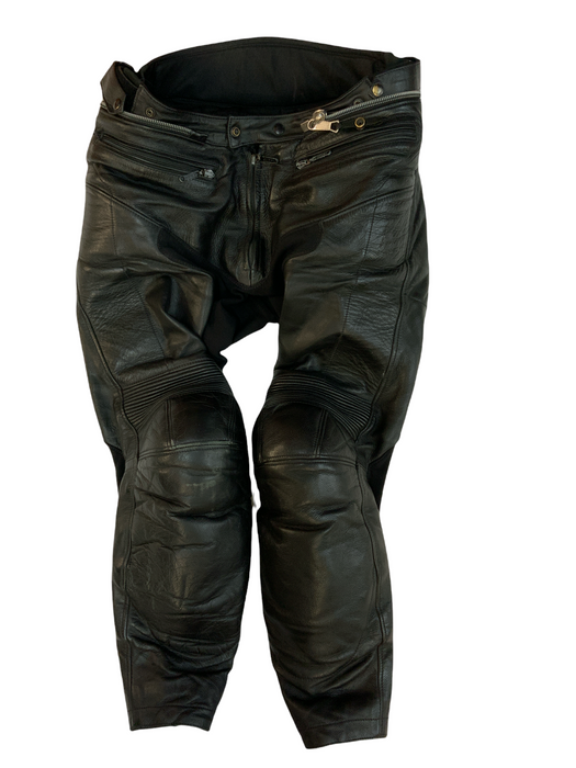 BKS Leather Trouser Black From Two Piece Waist 40" BKSTRS09B Grade B