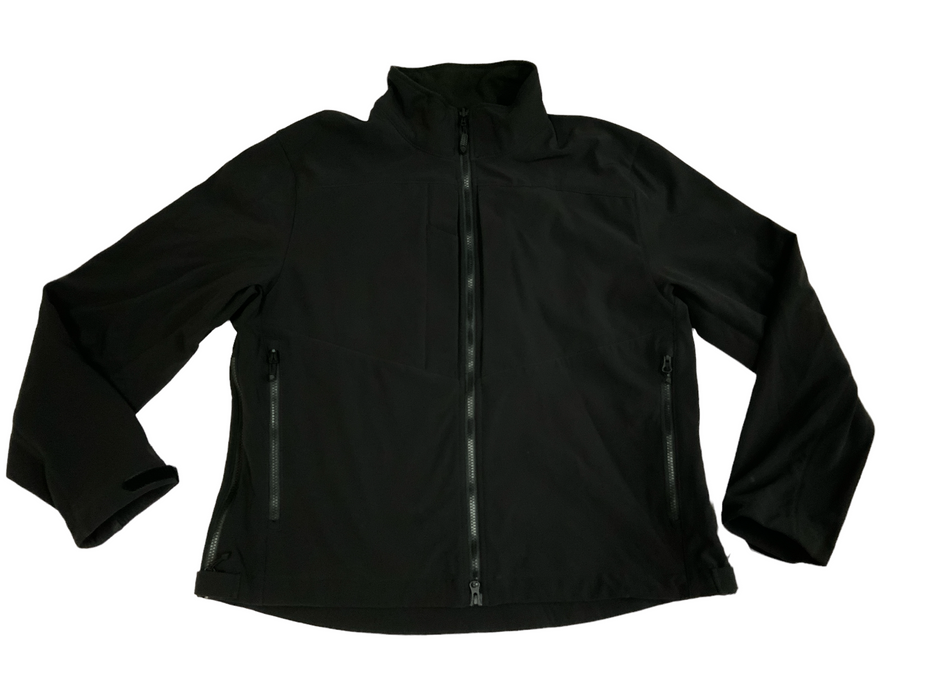 Men's First Tactical Tactix Black Softshell Jacket Fleece Grade A FTSS02A
