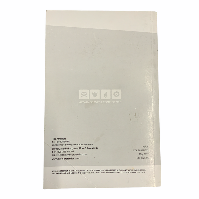 Avon C50 Manual User Instruction Gas Mask Respirator