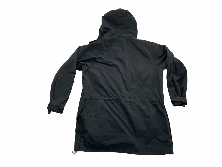 Black Waterproof 3/4 Length Tactical Rain Coat Security Dog Handler XL/T OJ38