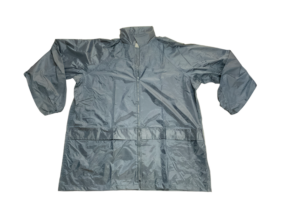 New Navy Blue Polyester Waterproof Over Trousers & Jacket Walking Hiking YOK01N