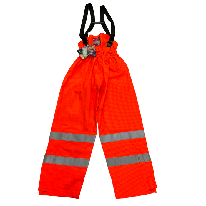 Portwest Flame Resistant Trouser Antistatic HiVis Orange PWHVT02N