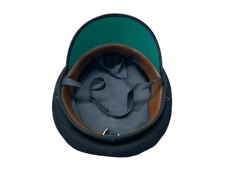 Black Flat Peaked Cap With Black Cap Band Theatre Film And TV