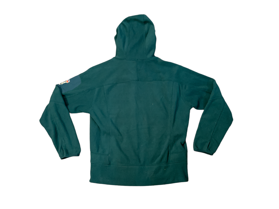 Mens Green Teal Berghaus Hooded Walking Fleece OF26 One Stop Cop Shop