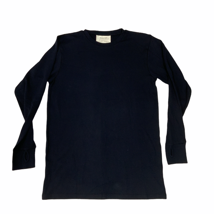 New Ballyclare Men's Navy Blue Flame Retardant Base Layer Long Sleeve TWTOP04N