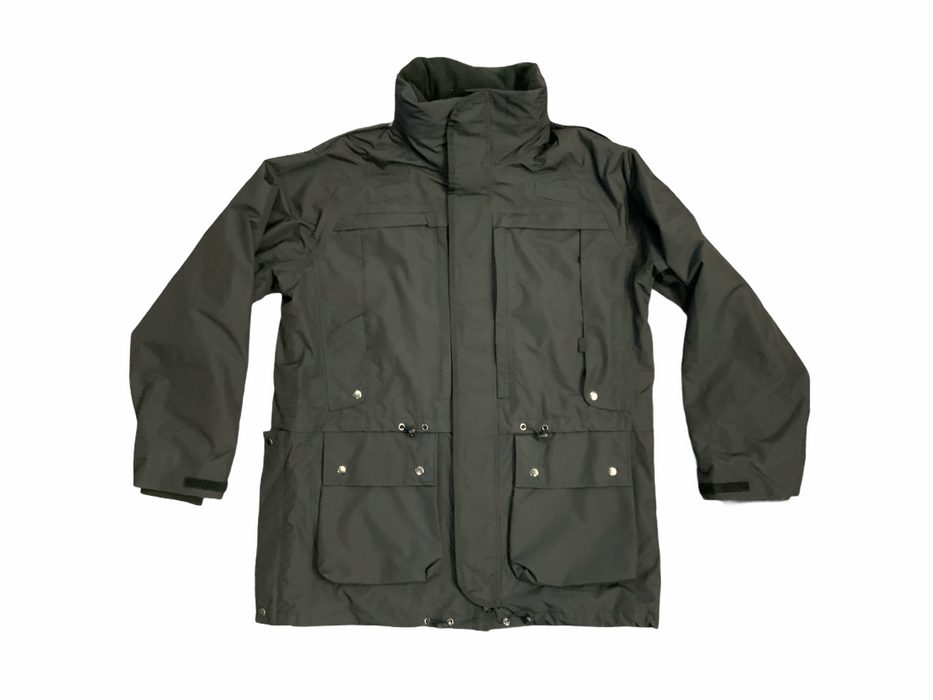 Opgear Black 3/4 Waterproof Raincoat Breathable Ripstop Jacket Security BNC01A
