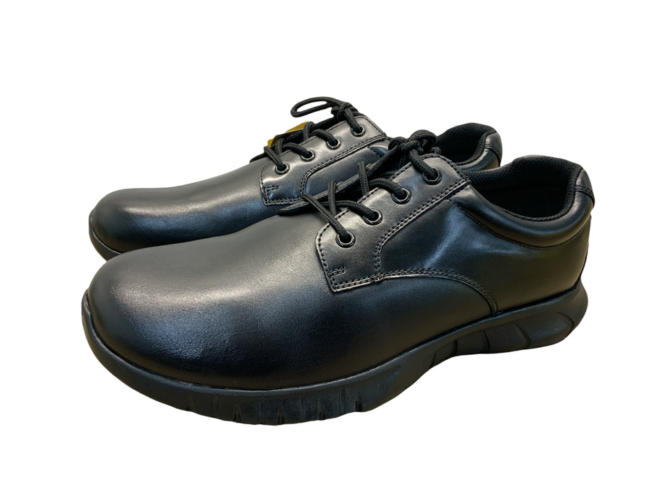 New (with defects) Keuka Suregrip Saloon Black Shoe OS20