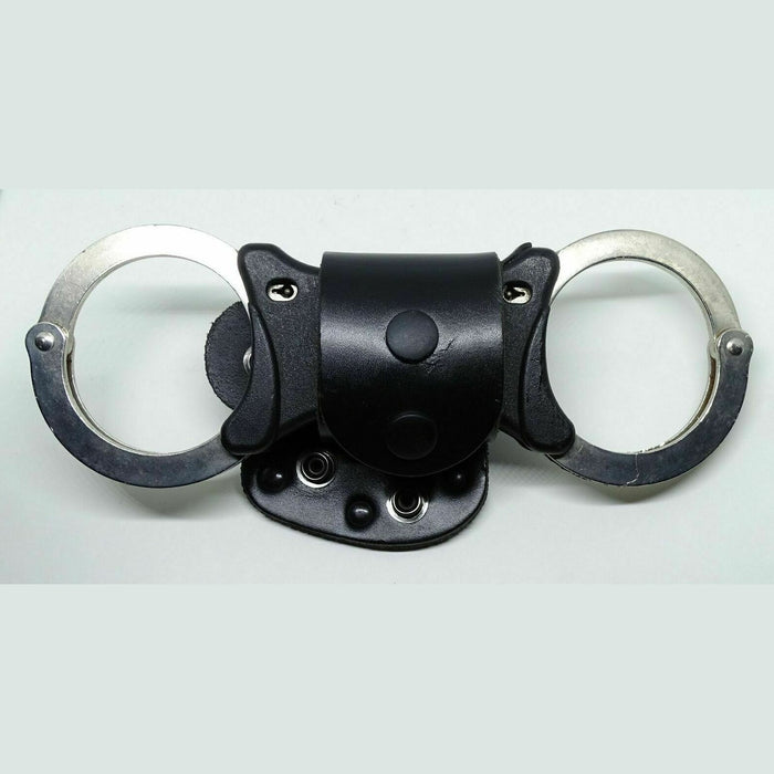Leather Rigid Handcuff Holder 2" Loop TCH Hiatts Quickcuffs Speedcuffs BLTHCF03A