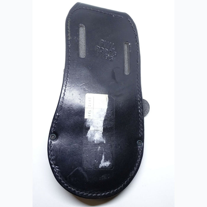 2013 TCH Hiatts Leather Rigid Handcuff Holder Full Length Pouch YR-BLTHCF06A
