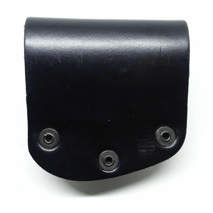 Leather Rigid Handcuff Holder 2" Loop TCH Hiatts Quickcuffs Speedcuffs BLTHCF03A