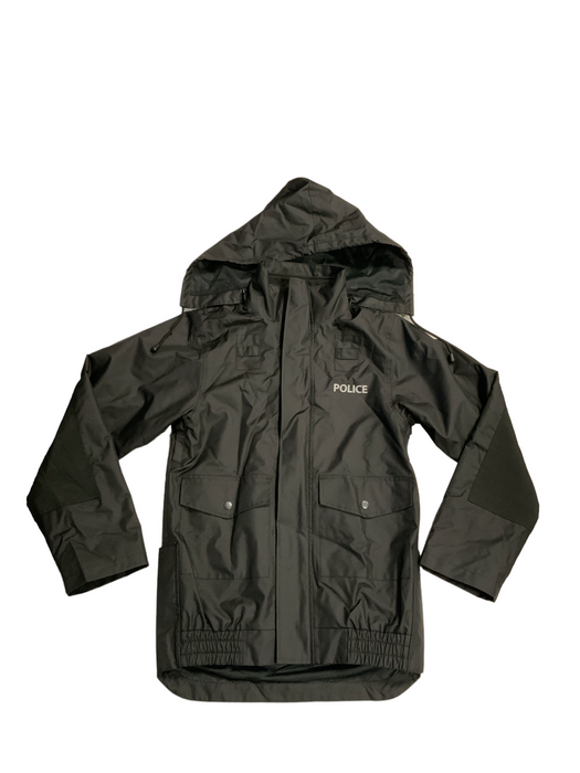 Police rain jacket with hood sales
