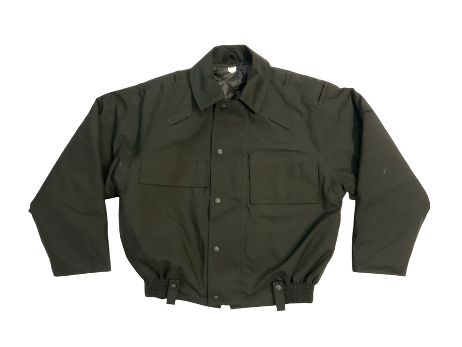 Black Waterproof Blouson Bomber Jacket Security Dog Handler Medium/Short OJ84