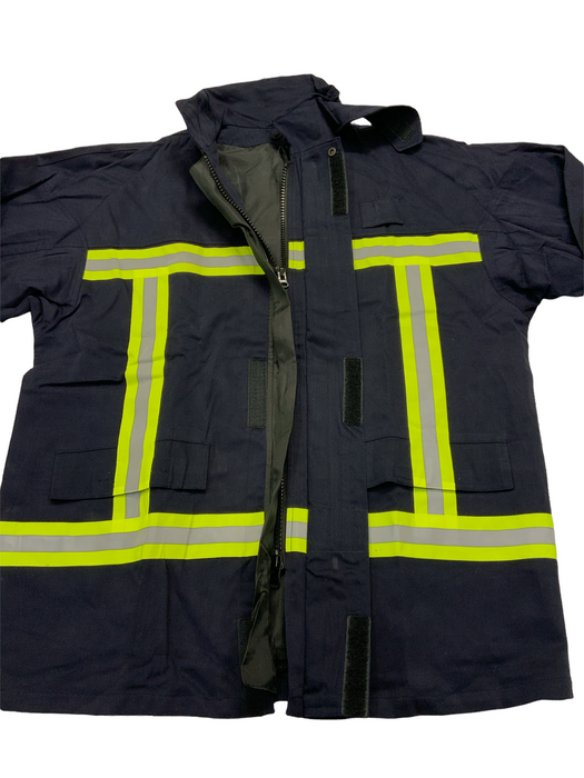 New Fire Cadet Suit Tunic Jacket Fireman Hi Vis Reflective FIREJKT03N
