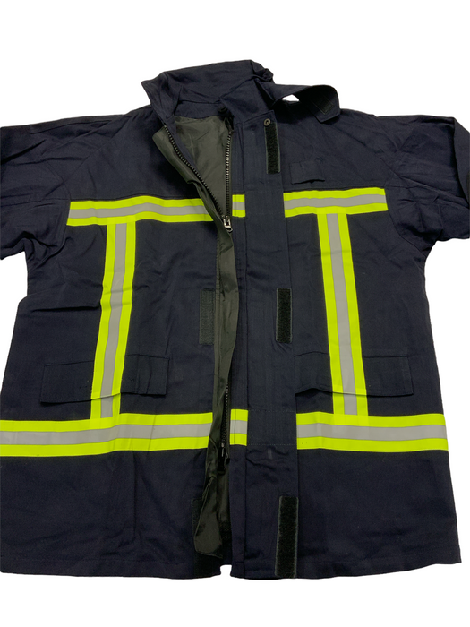 Fire Suit Tunic Jacket Fireman Hi Vis Reflective FIREJKT01AN