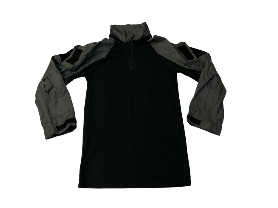 New Rig GB Dynamic Tactical Black Grey Ripstop Long Sleeved Combat Shirt RIGS04N