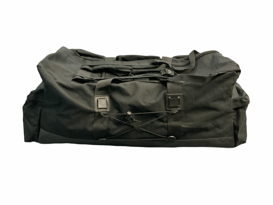 Black Tactical Durable Nylon Short Handled Kit Bag Large Rucksack